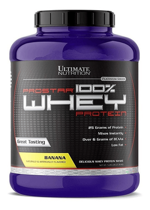 Ultimate Nutrition Proteina Prostar 100 Whey Protein Shake 5 Lb 25 Gramos