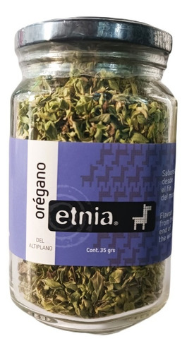 Etnia Oregano Del Altiplano Cosecha Aymara Natural 35 Grs 1