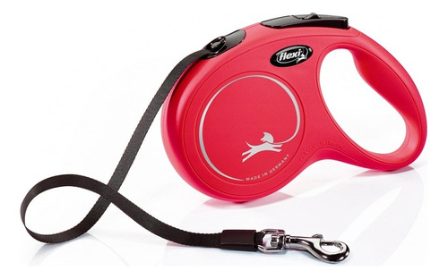 Correa Retráctil Para Perro Flexi Classic Talla S Color Rojo 2