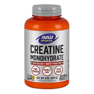 Now Foods Creatina Monohidratada 227g Polvo, Sabor Sin Sabor