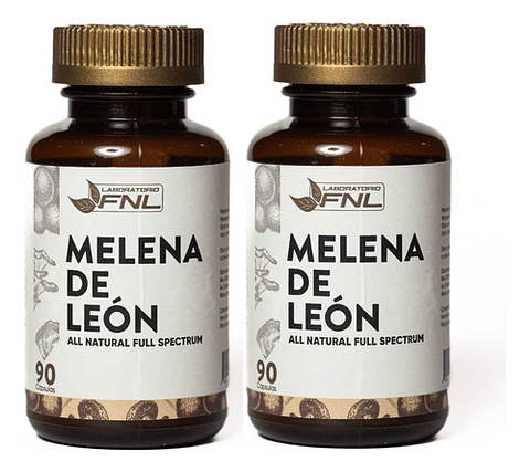 Melena De Leon Fnl 2 Frascos, 180 Capsulas 2x90 Cápsulas