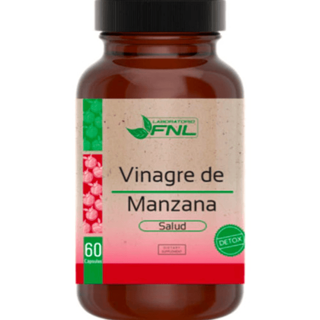 Vinagre De Manzana 60 Capsulas Fnl Sabor Sin Sabor