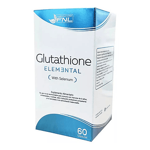 Fnl - Gluthione Elemental Con Selenio 60 Caps Sabor Vainilla