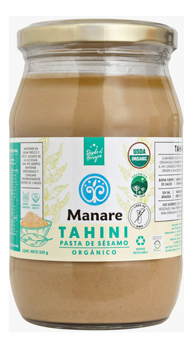 Tahini Orgánico 330 G (pasta De Sésamo) - Manare 7