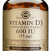 Vitamina D3 600 Ui (120 Caps) Solgar