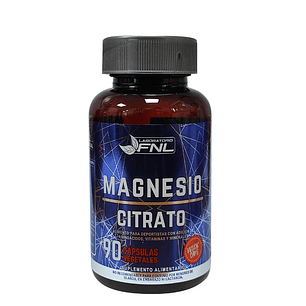 Fnl Magnesio Citrato Con L-glutamina Y Vit C 90 Veggie Caps