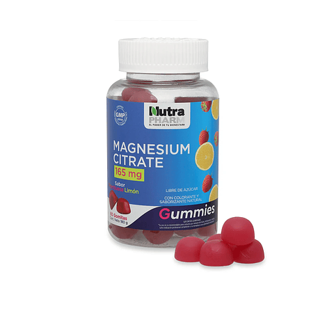 Nutrapharm Citrato De Magnesio En Gomitas 60 Unidades