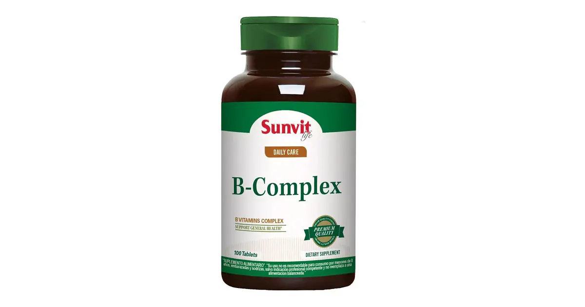 Suplemento En Tabletas Sunvit Life B - Complex 100 Table...