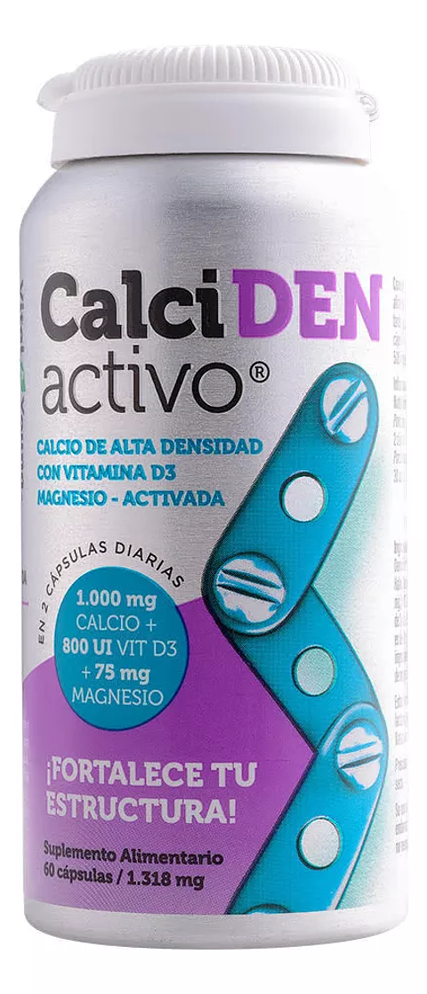 Calciden Activo Calcio Con Vit D3 Magnesio Huesos Sanos