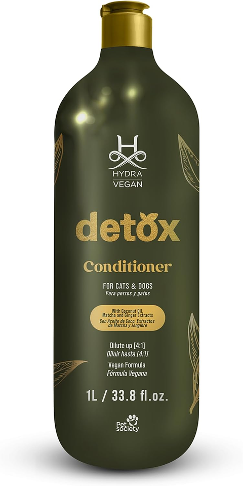 Hydra Acondicionador Perros Y Gatos Detox Vegano 1 Litro