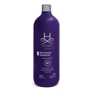 Shampoo Hydra Whitening 1 Litro Profesional Mascotas Premium