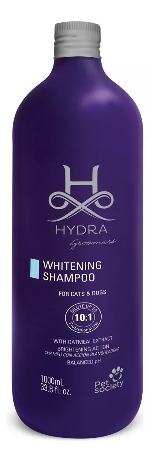 Shampoo Hydra Whitening 1 Litro Profesional Mascotas Premium