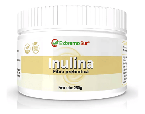 Extremo Sur Inulina Fibra Prebiotica 250 Gramos 50 Porciones