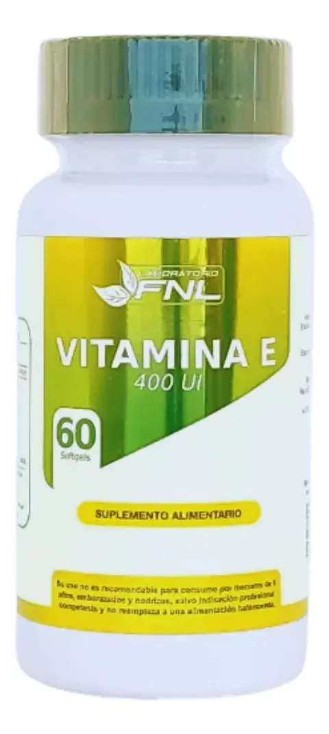Vitamina E 400 UI 60 Cap Antioxidante FNL