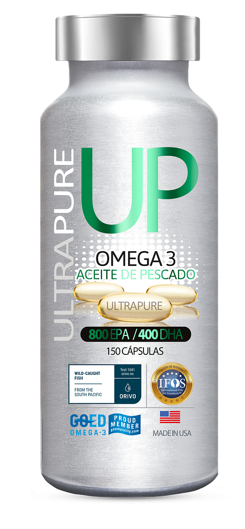 Omega Up Ultrapure Omega 3 800 EPA 400 DHA 150 capsulas