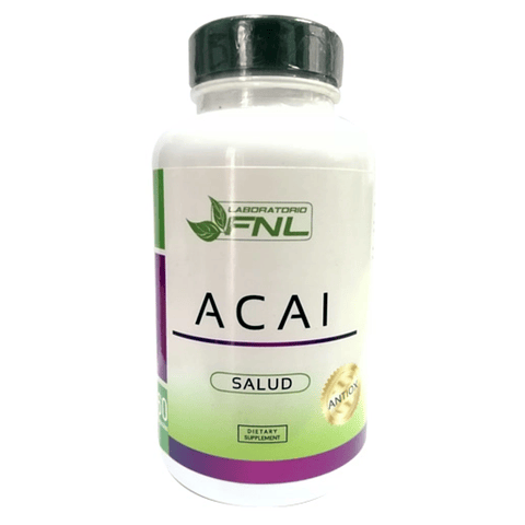 FNL Acaí 500 mg 60 Capsulas Antioxidante