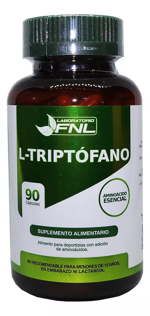 L Triptofano 90 caps Fnl Aminoacido Esencial