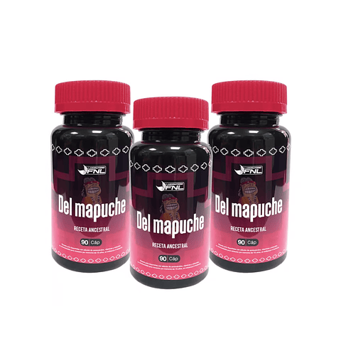 Pack 3 Del Mapuche 180 Capsulas Fnl