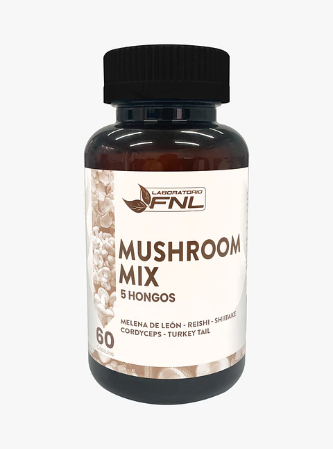 FNL Mix Hongos Melena, Reishi Shiitake Cordycep Turkey Tail