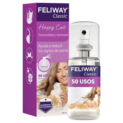 Classic Spray Feromonas Calmantes Para Gatos 60ml Feliway