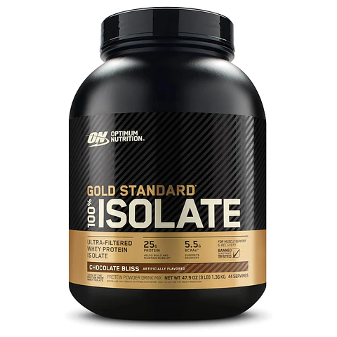 ON Gold Standard Whey Protein Isolate 3lb Chocolate Bliss
