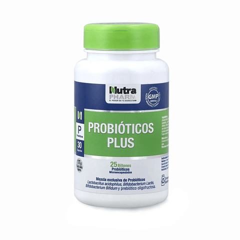 Nutrapharm Probióticos Plus Probióticos En Frasco 30 Un