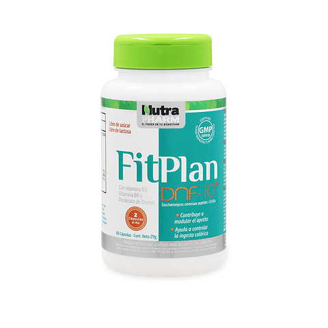 Nutrapharm Fitplan Dnf-10 Quemador Grasa Abdominal 60 Caps