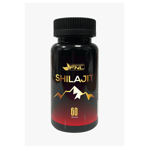Shilajit 60 Capsulas Energizante y Adaptogeno FNL