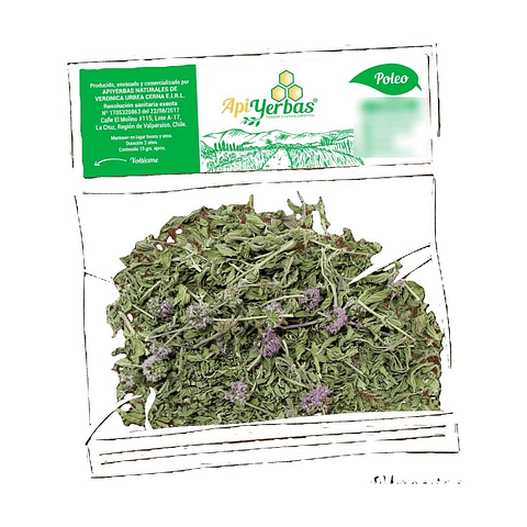 Plantas Medicinales Poleo 15grs Apiyerbas