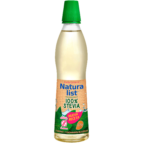 Naturalist 100% Stevia 270 Ml Libre De Gluten