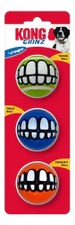 Pelotas Kong Grinz Smile Ball Para Perros M De 3 Pulgadas - Miniatura 1