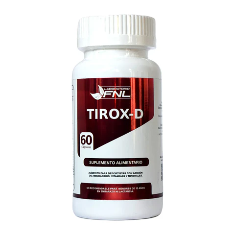 Tirox-d 60 Caps Apoyo Función Tiroidea Equilibrio Hormonal Fnl 