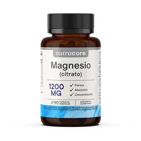 Nutracore Citrato De Magnesio 1200mg 90 Cápsulas Vegetales