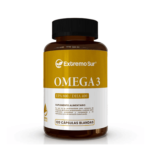 Omega 3 Premium EPA 800 DHA 400 Extremo Sur 120 capsulas