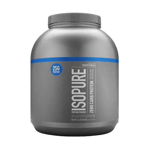 Proteina Zero Carb  4.5Lb Vainilla Suero de Leche Polvo 100% Pura Isopure 