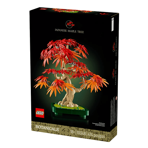 Lego Botanical Bonsai De Arce Rojo Japones 474pzs 18años+