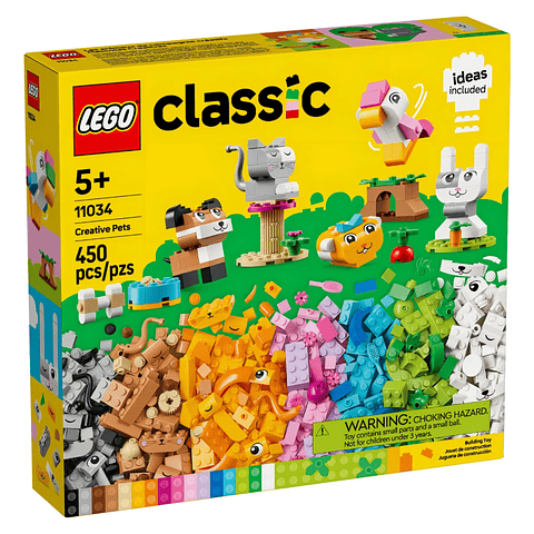 Lego Classic Mascotas Creativas 450pzs 5años+