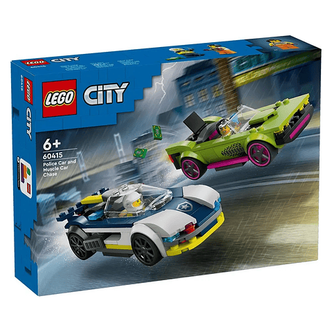 Lego City Auto De Policia Y Potente Auto Deportivo 213pzs 6años+