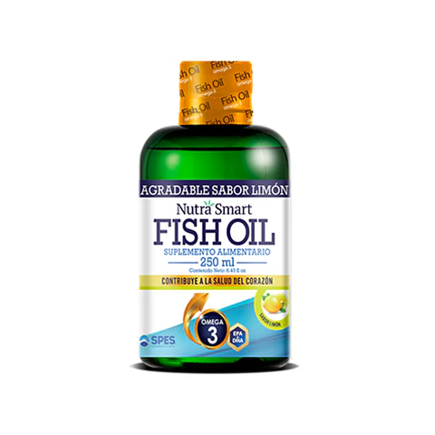 Nutrasmart Fish Oil Aceite De Pescado Sabor Limon 250 Ml