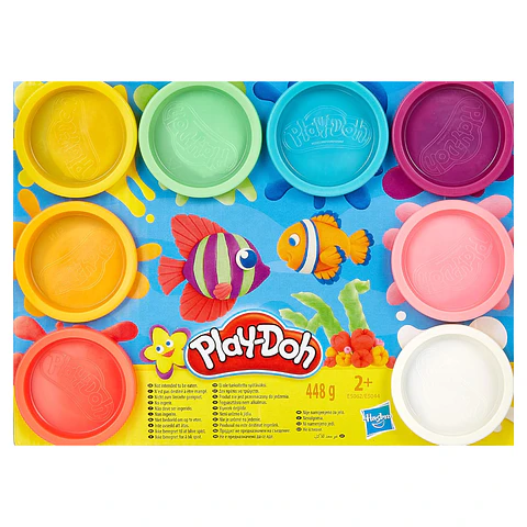 Play Doh Pack 8 Multicolor (Peces) 2años+ Hasbro