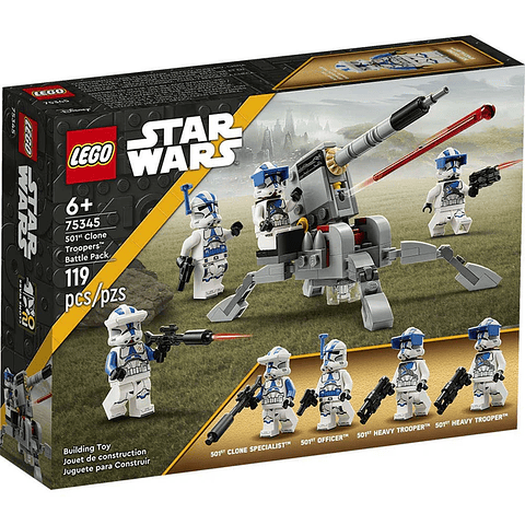 Lego Pack de Combate: Soldados Clon de la 501 119pzs 6años+