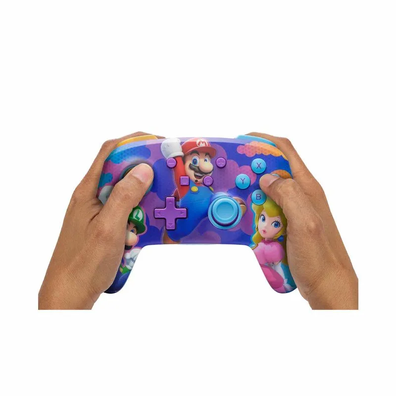 Control Inalambrico Splash Heroes Super Mario Para Nintendo Switch 8