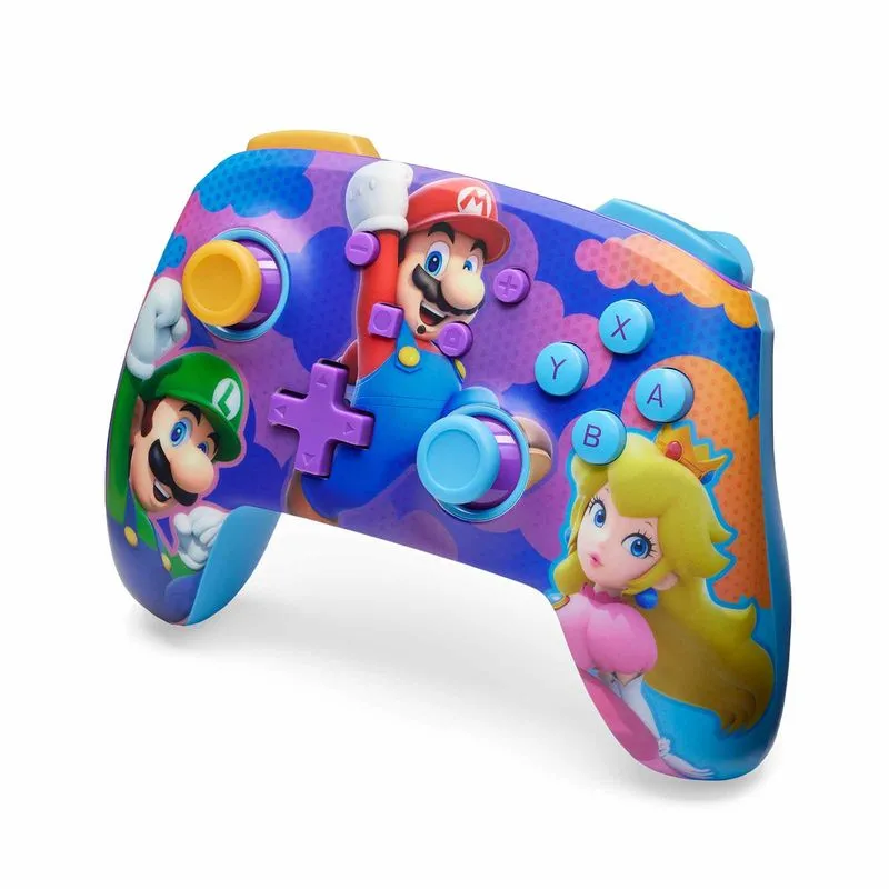 Control Inalambrico Splash Heroes Super Mario Para Nintendo Switch 3