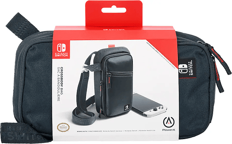 PowerA Bolso Bandolera para Nintendo Switch Negro