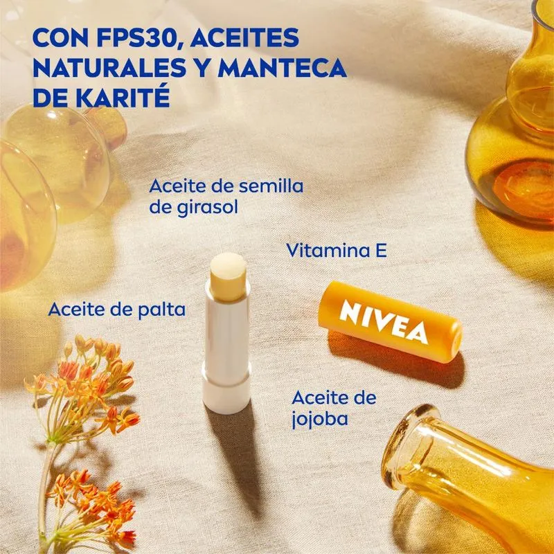 Pack Nivea Protector Solar Facial FPS 50 + Labial Protector FPS 20 3