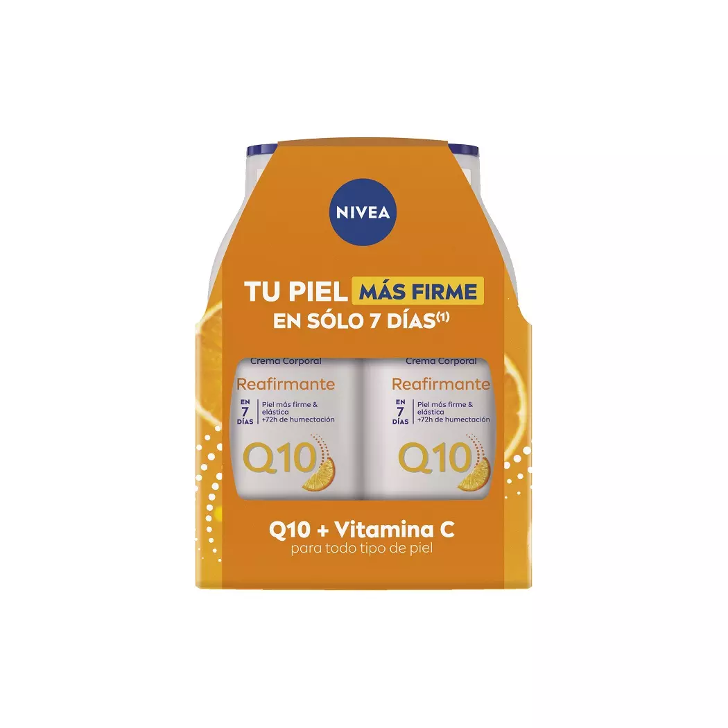 Pack Nivea Reafirmante Q10 + Vitamina C Todo Tipo Piel 400ml*2 1