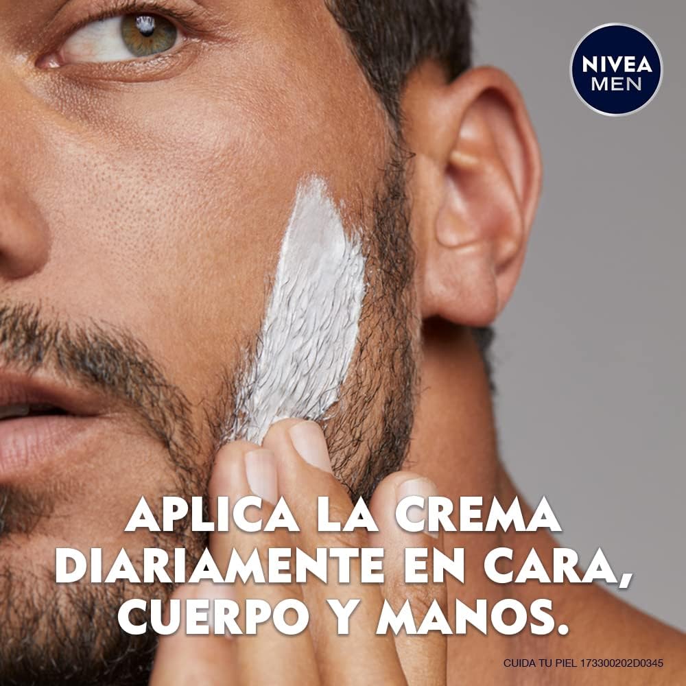 Nivea Men con Vit E Crema Humectante Cuerpo, Rostro y Manos 150 Ml  7