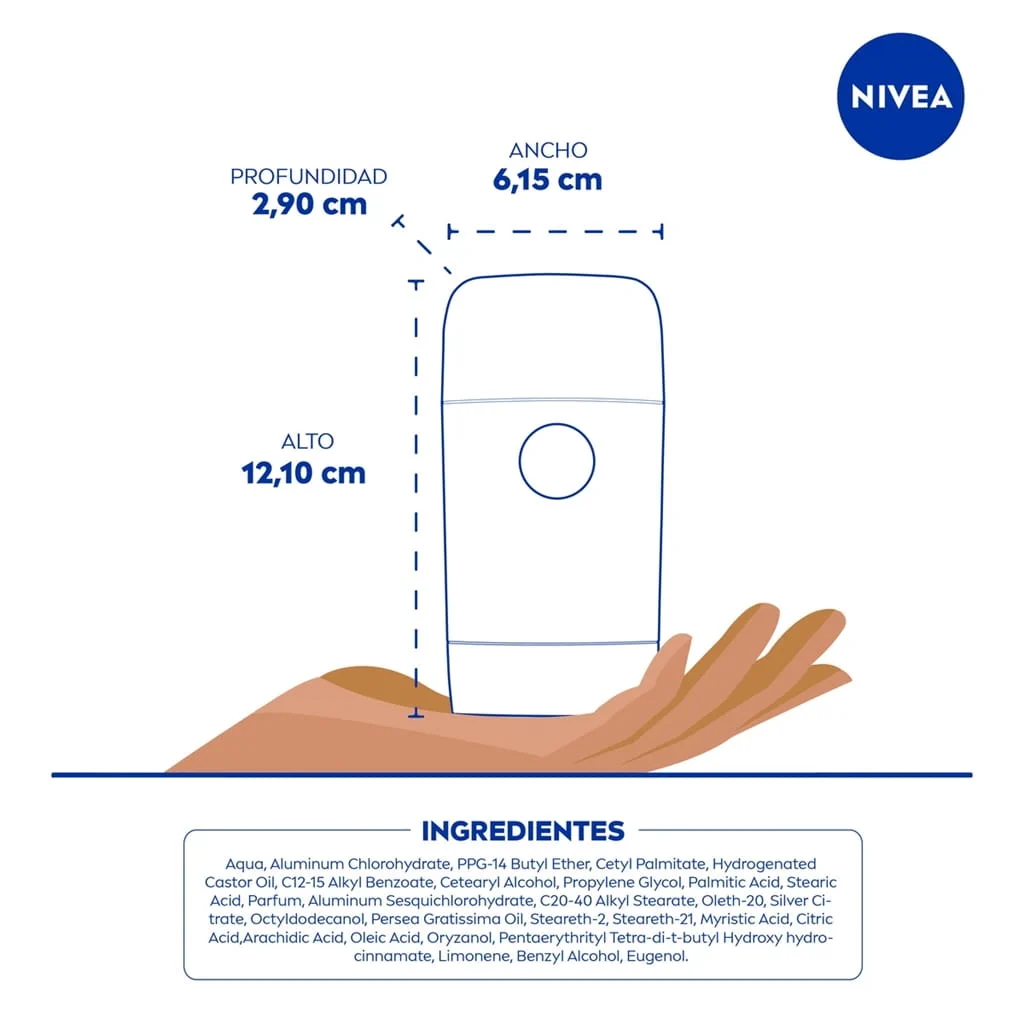 Desodorante Barra Antitranspirante Siver Protect 72hrs 54gr Nivea Men 5