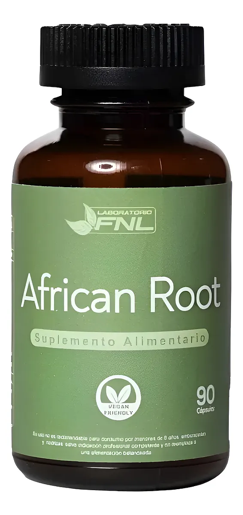 African Root Ashwagandha Fnl Frasco 90 Capsulas Vegano