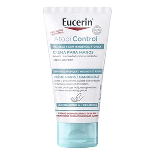 Eucerin AtopiControl Crema de Manos Piel Seca Alivia Picor 75ml